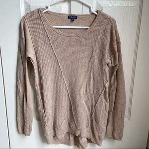 Splendid sweater in cream/tan/oatmeal
